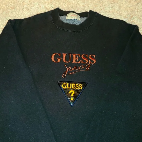 Guess Tops Vintage Guess Jeans Sweatshirt Poshmark